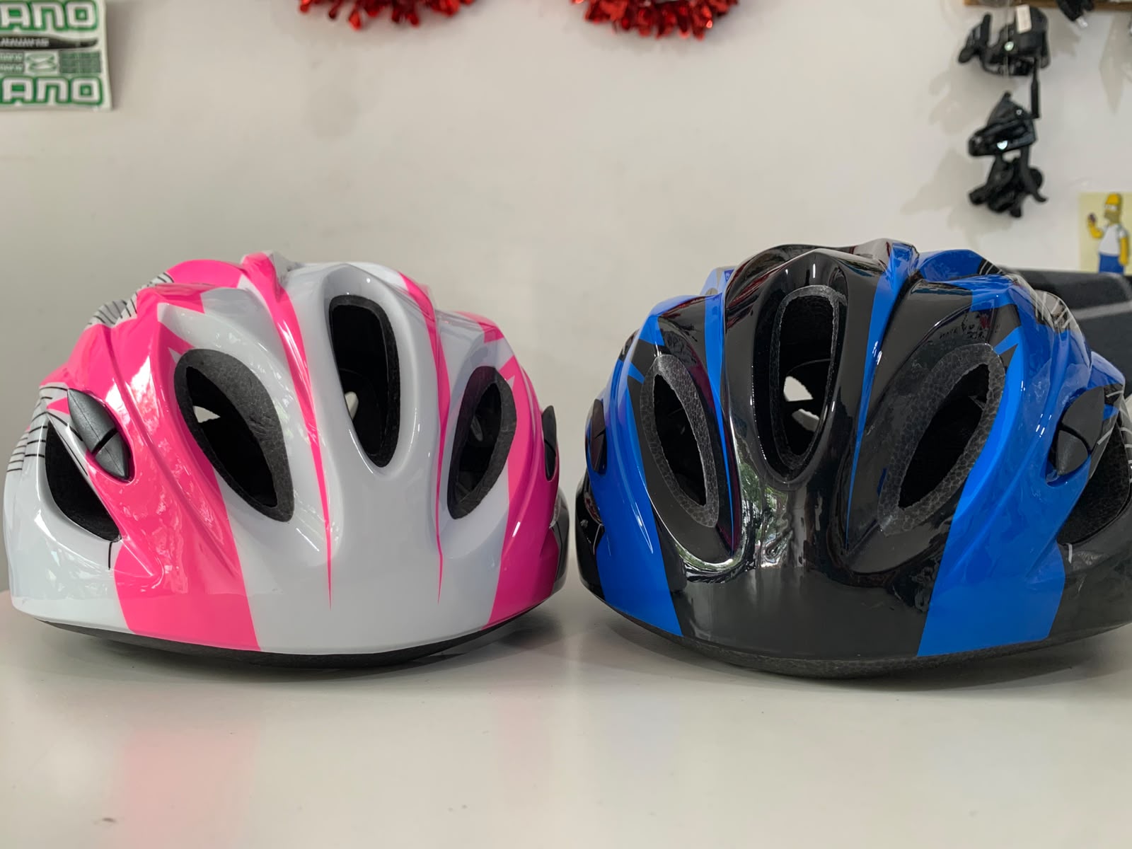 CASCO JUVENIL MTB M ROSA+BL C/REGUL. 54
